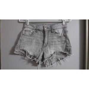 American Eagle 2 Grey Super Stretch Denim Shorts